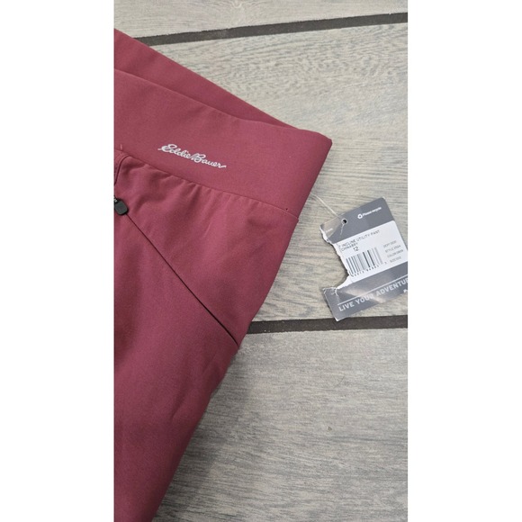 NWT Eddie Bauer Incline Utility Pants Women's Size 12 Chinaberry Red - Picture 5 of 8
